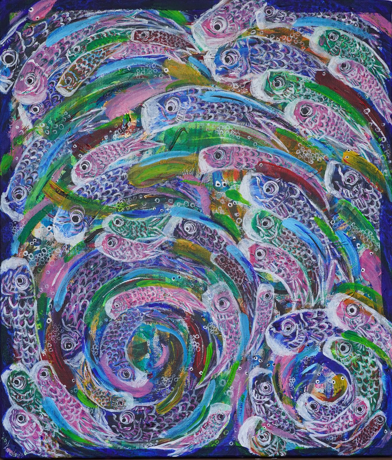 新緑の海（Sea of Fresh Green） — painting by Konatsu Ishijima